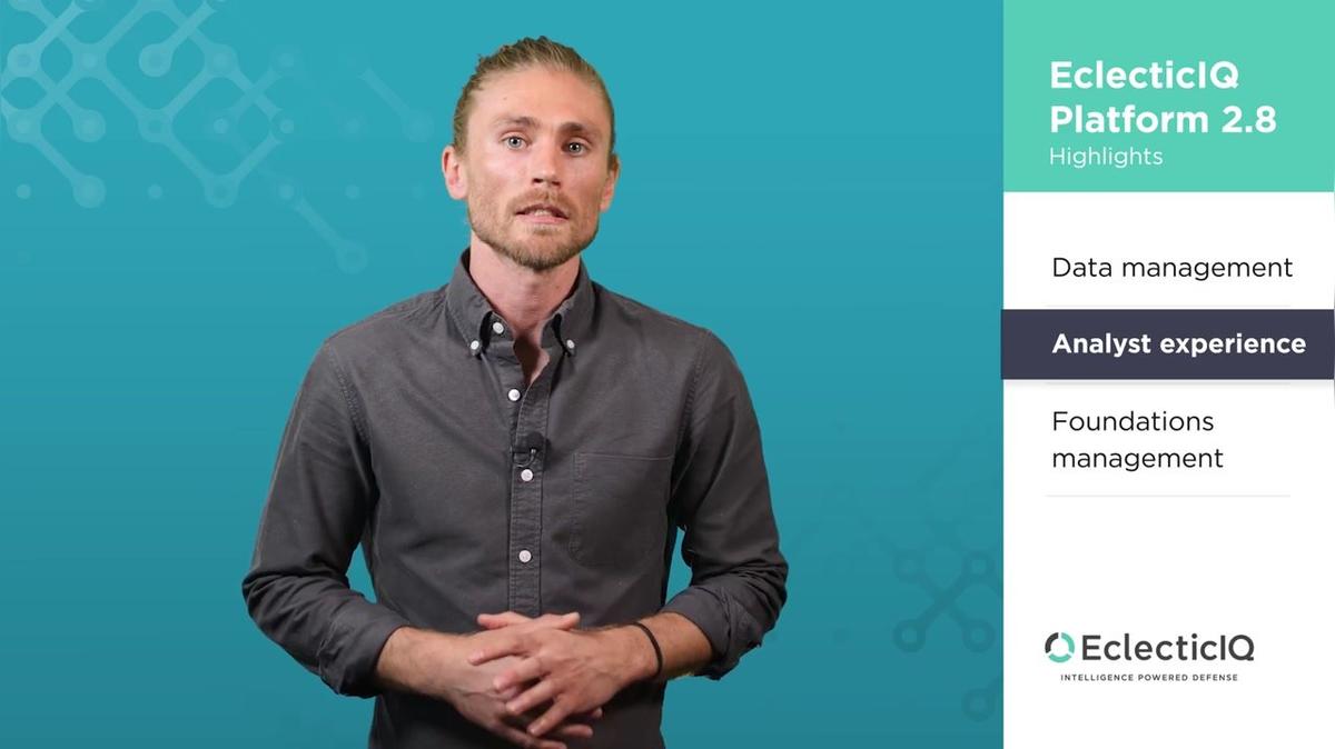 Introducing EclecticIQ Platform 2.8