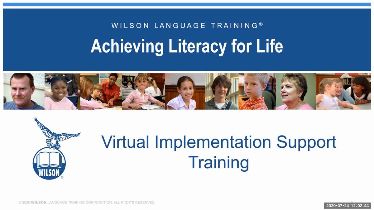 Virtual Implementation Support Training