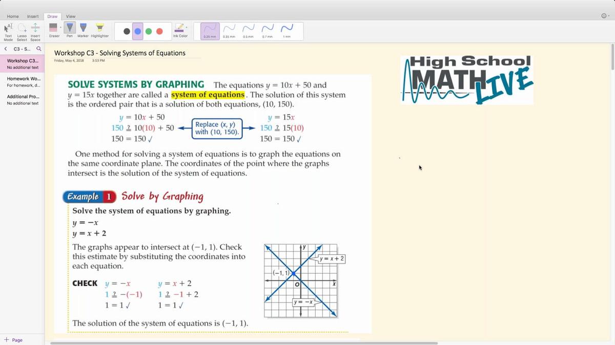 Brush Up Workshop C3 - Solving Systems of Equations.mp4