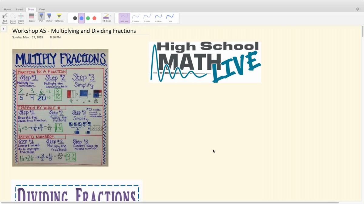 Brush Up Workshop A5 - Multiplying and Dividing Fractions.mp4