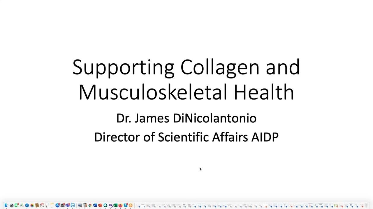 Strategies to Support Collagen &amp; Musculoskeletal Health (2021)