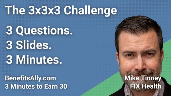 FIX Health - 3x3x3 Challenge with Mike Tinney