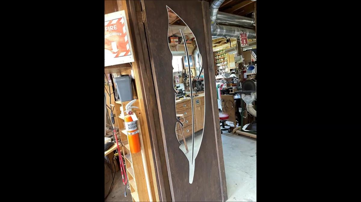 feather  mirror