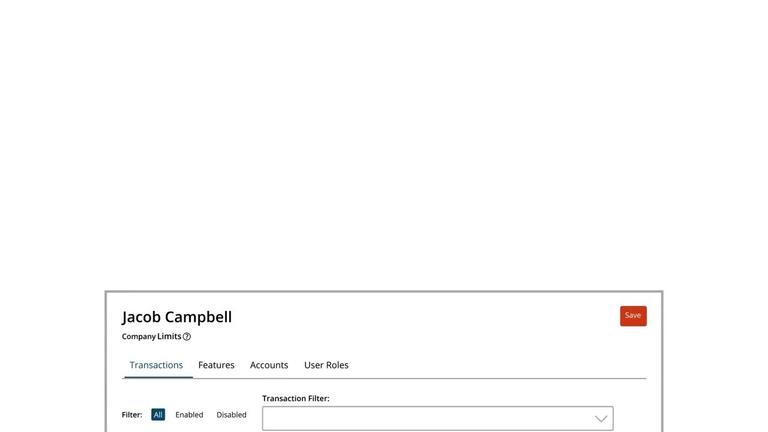 Company Limits: Adding &amp; Editing Allowed Actions