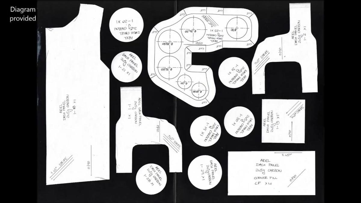 tracing ariel dash panel diagrams