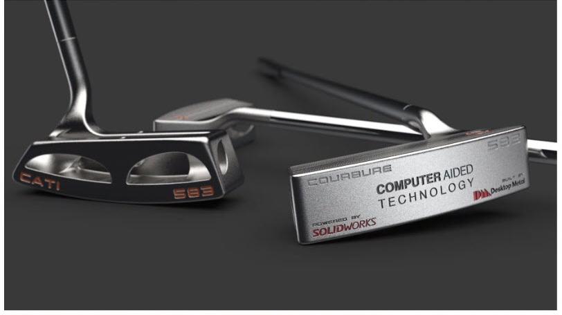 Putter Prototype Approved in Record Time Thanks to SOLIDWORKS Visualize and Desktop Metal
