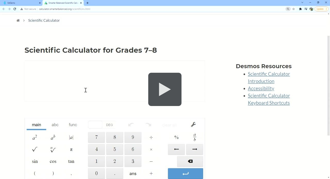 Calculator Zoom edgems