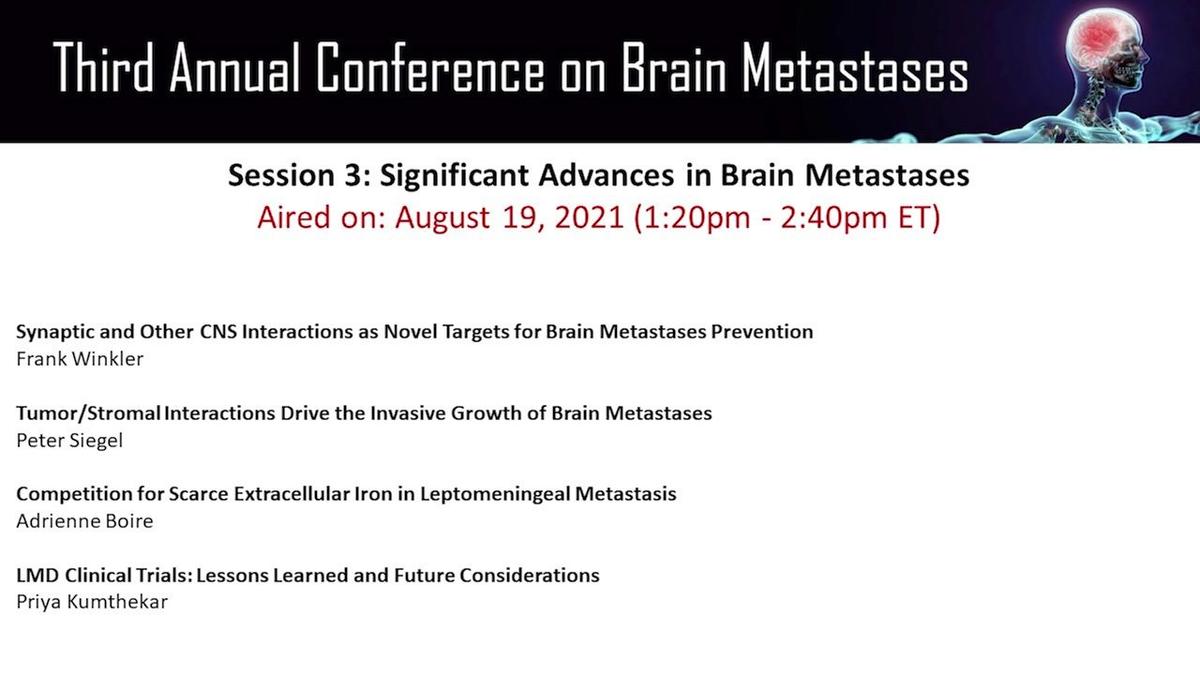 C_Thu, Aug 19 - Session 3 - 3rd Annual Conference on Brain Metastases.mp4