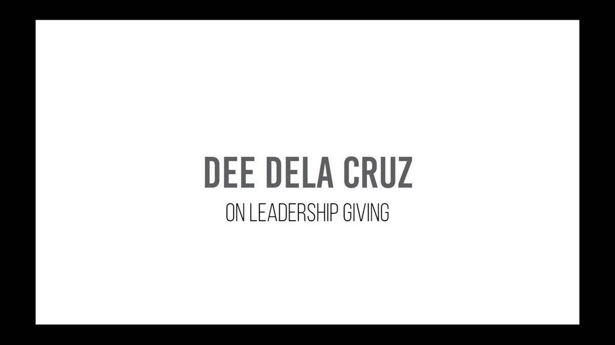 Dee Dela Cruz - Leadership