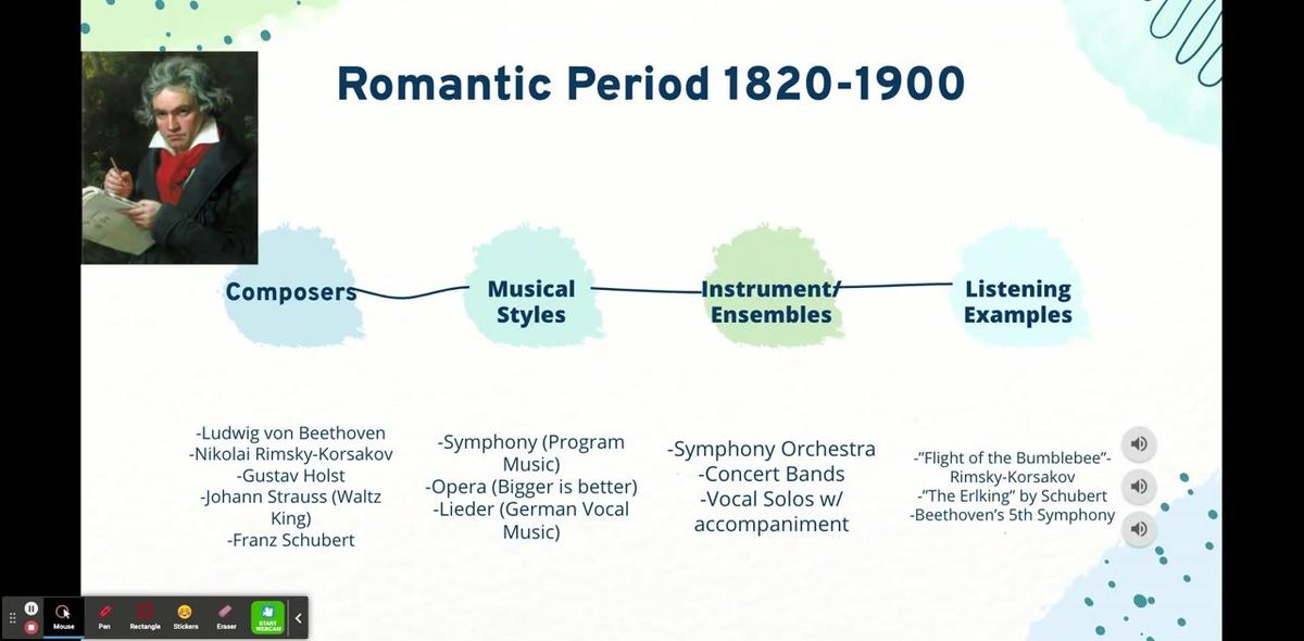 LESSON: Music through the Ages from Romantic to Modern