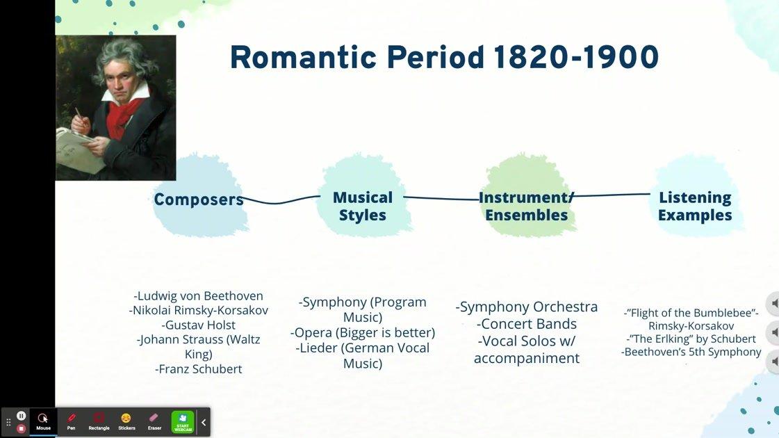 LESSON: Music through the Ages from Romantic to Modern