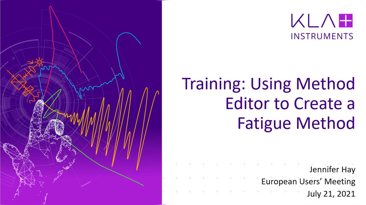 InView Method Editor Fatigue Method