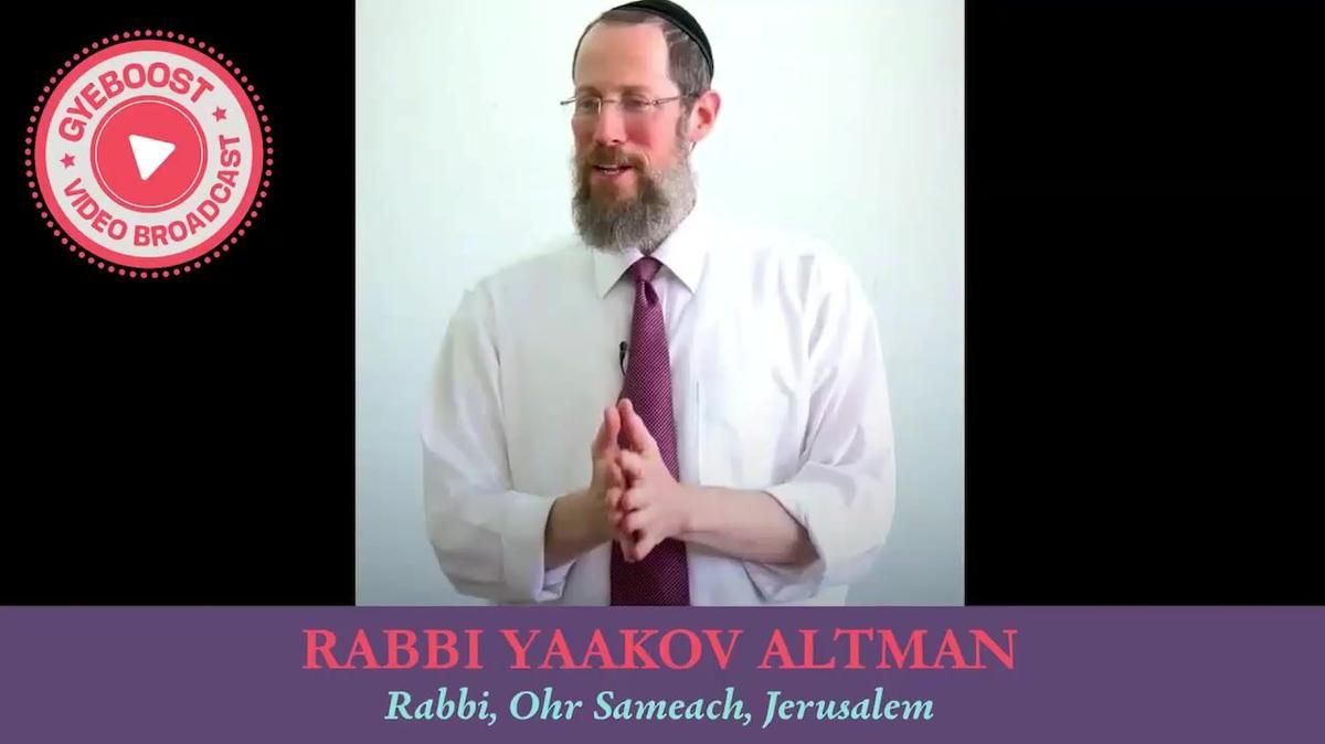 786 - Rabbi Yaakov Altman - Hishamru Lajem