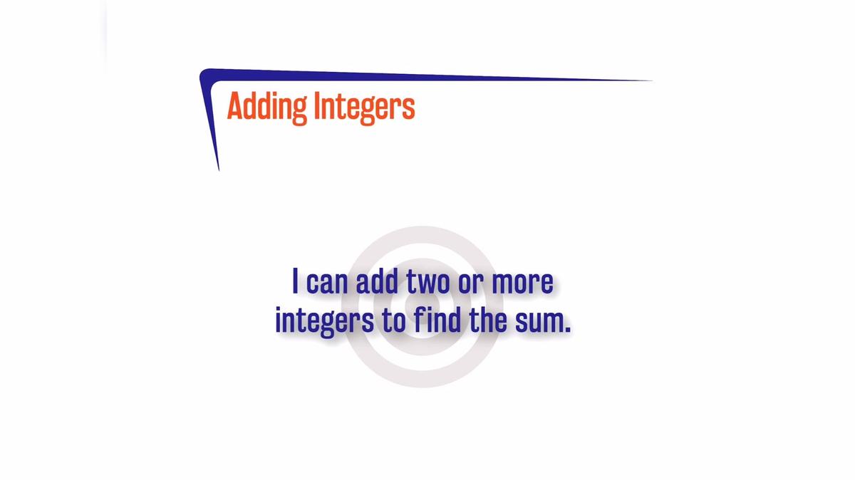 Adding Integers
