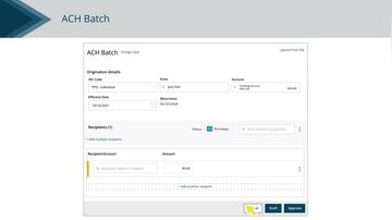 Creating an ACH Batch