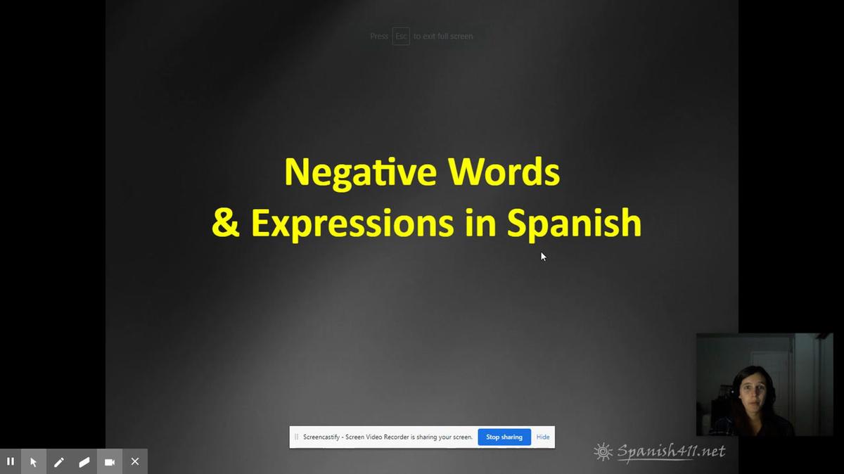 SP1: Negative Words & Expressions Part 1 - Keller