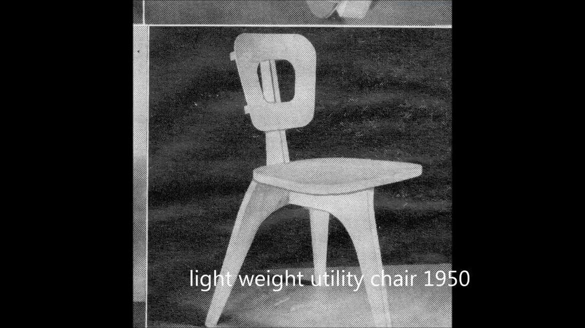 digitize a  retro utility chair ,  cnc cut it out and  assemble it