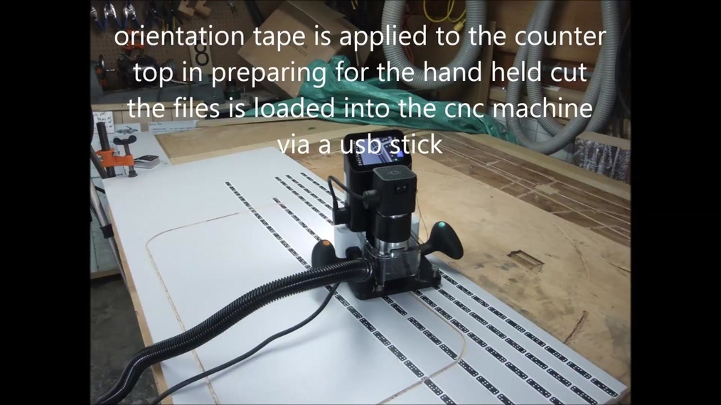 digitize a sink template for the sink cut out  on a counter top