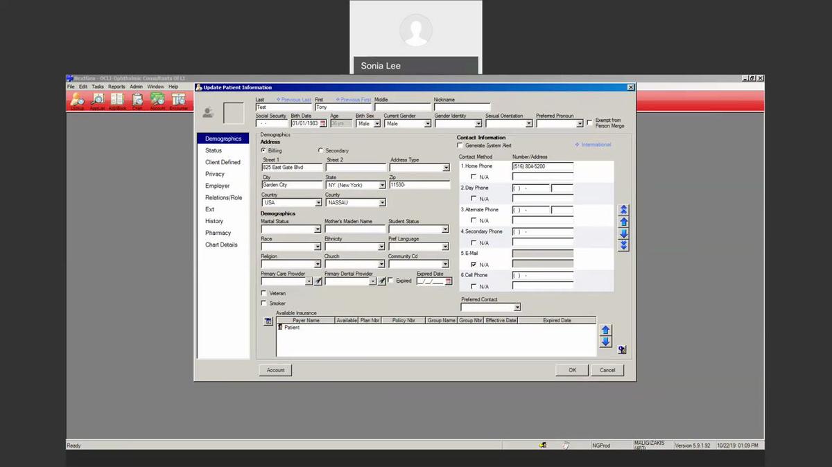 Relationship and Guarantor- Next Gen, Practice Management