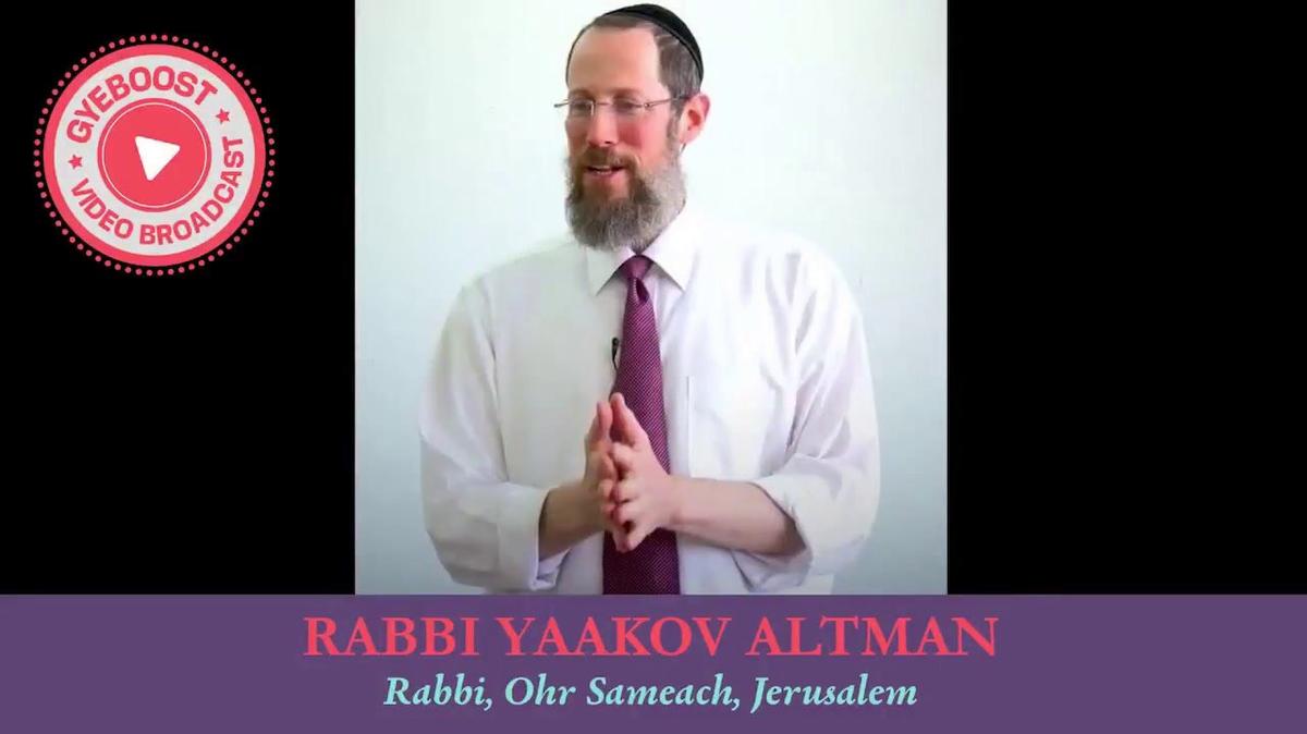 662 - Rabbi Yaakov Altman - Puedes hacerlo