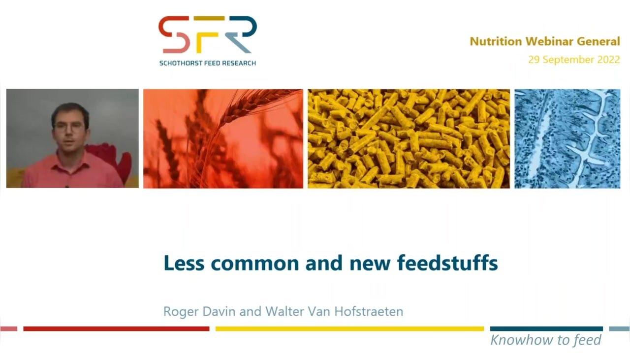Less common feedstuffs