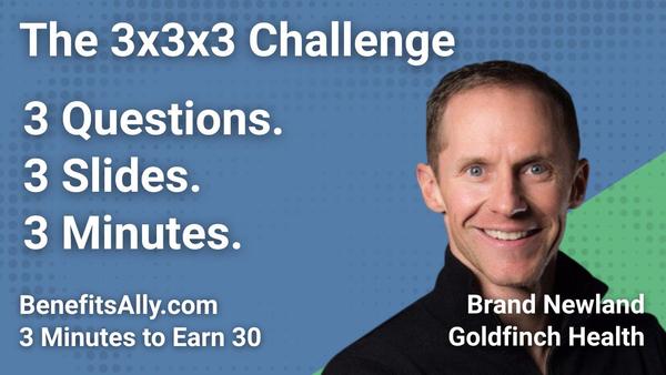 Goldfinch Health - 3x3x3 Challenge with Brand Newland