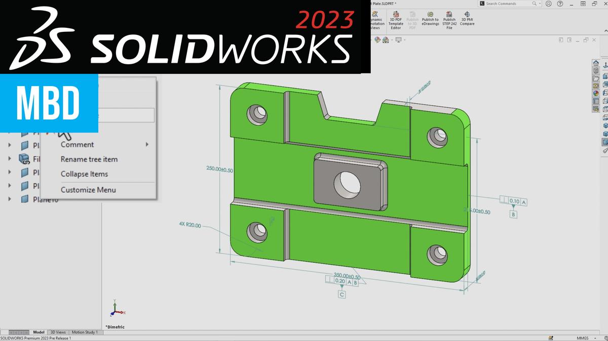 SOLIDWORKS 2023 Top Enhancements in SOLIDWORKS MBD