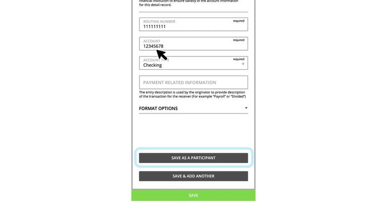 Managing ACH Batch Templates