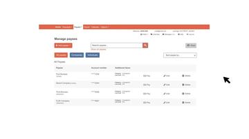 Managing Payees