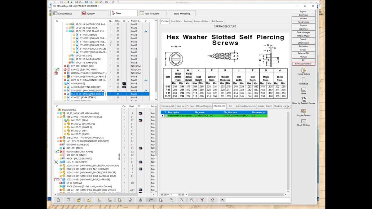 See how Attachments can easily be used to provide additional reference data (related to registered documents).