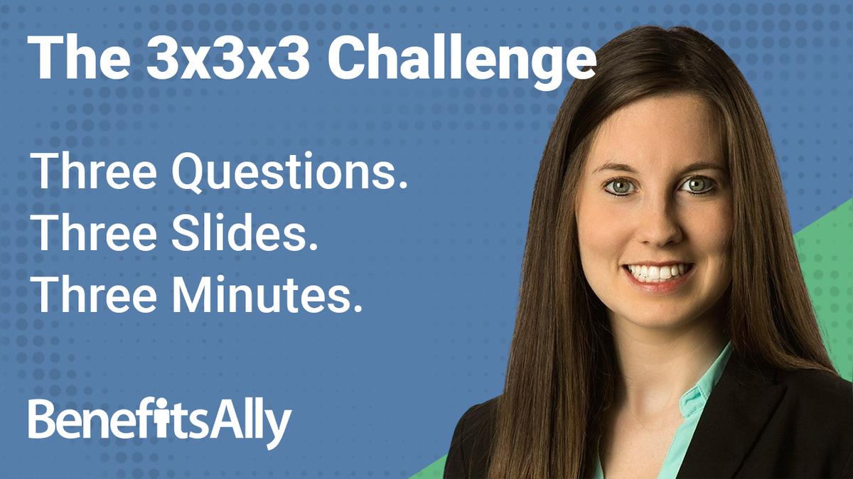 BenefitBump - 3x3x3 Challenge with Sarah Moore