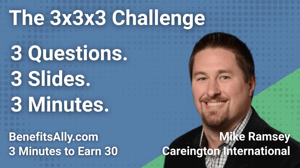 Careington International - 3x3x3 Challenge with Mike Ramsey