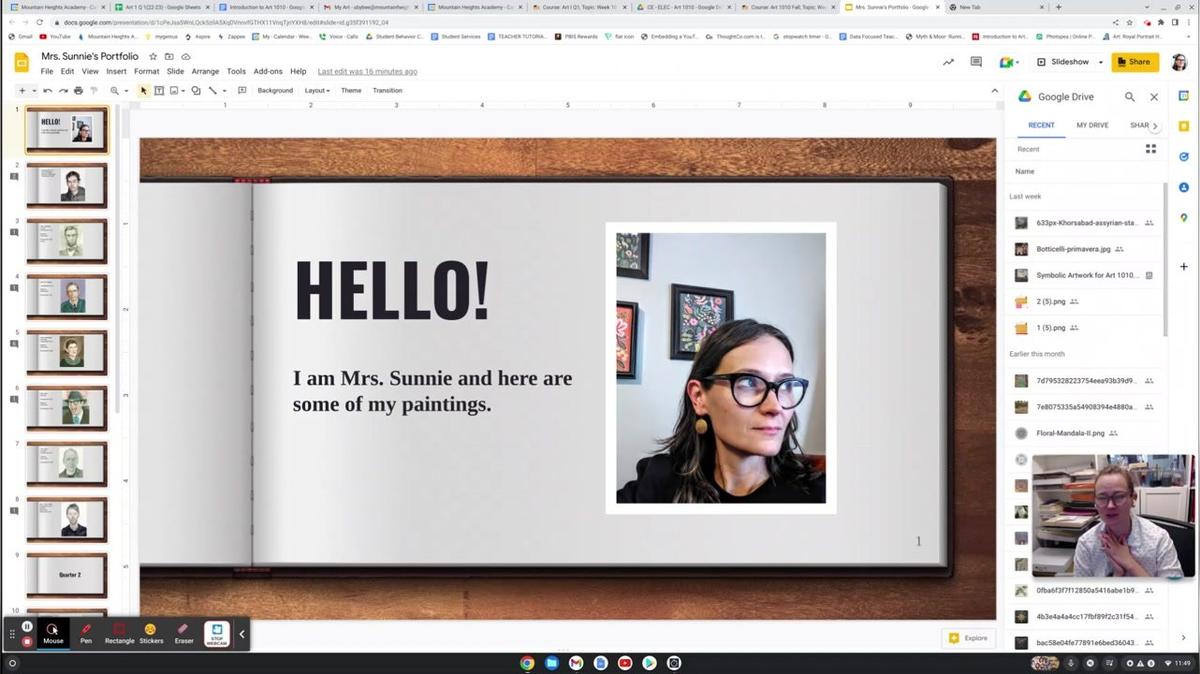 Art 1010 Meet Your Teacher