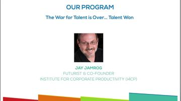 The War for Talent is Over... Talent Won