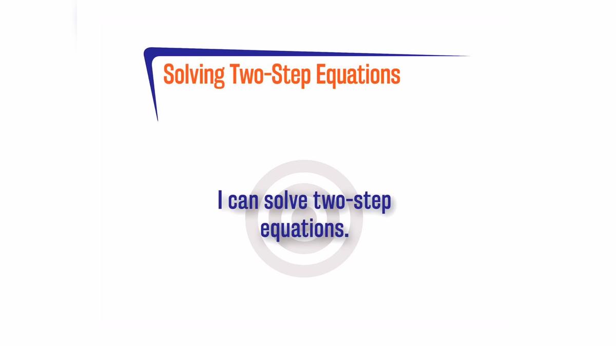 OR 2.7.2 Solving Two-Step Equations