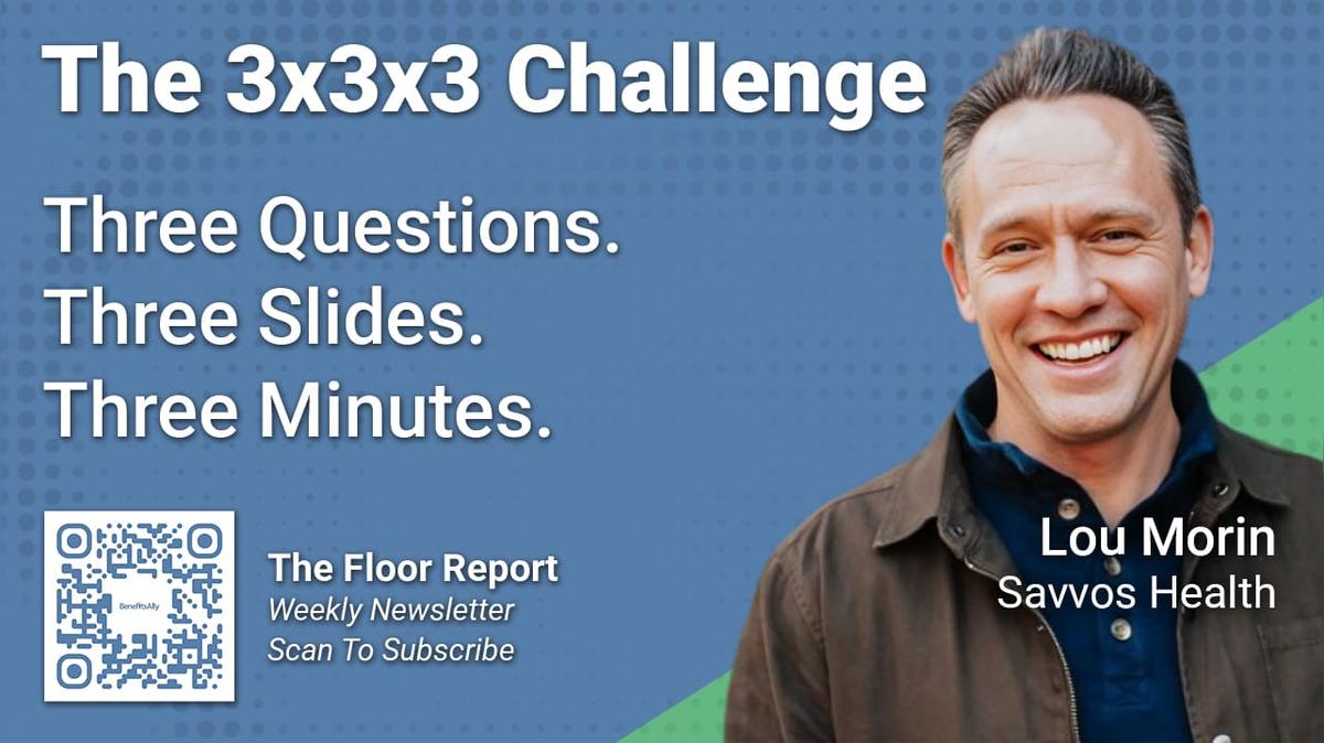 Savvos Health - 3x3x3 Challenge with Lou Morin