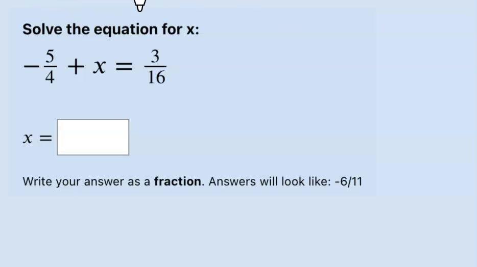 One Step Equations with Negatives Add & Sub Q1.mp4