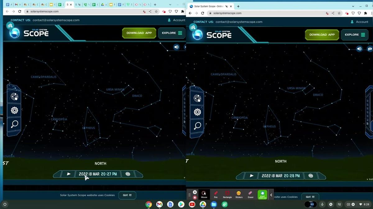 Constellation Positions: Movement in the Night Sky.webm