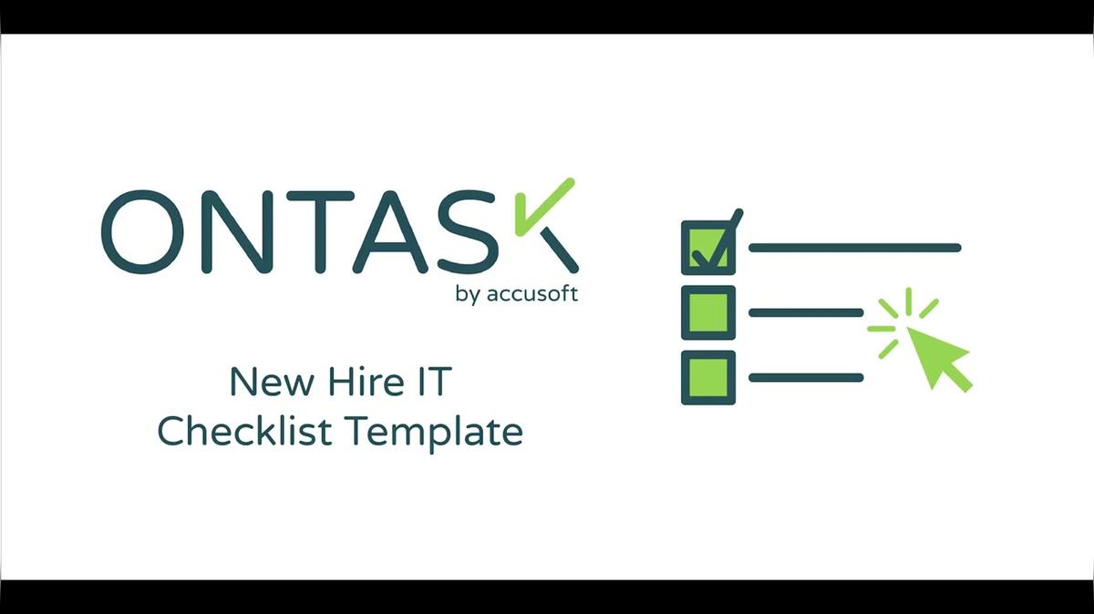 New Hire IT Checklist Workflow Template