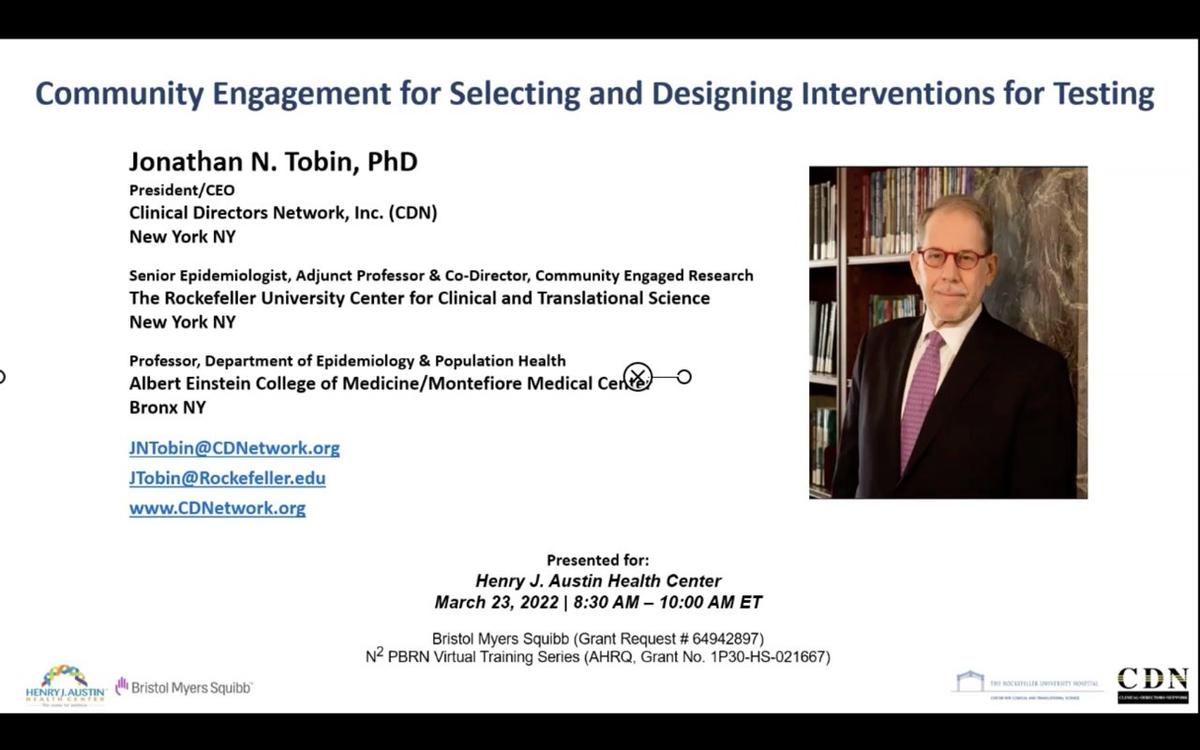 Community Engagement for Selecting and Designing Interventions for Testing
