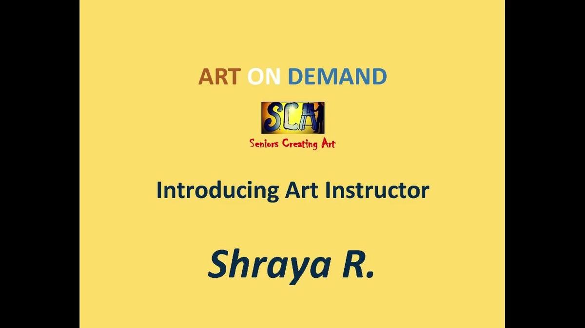Artist Biography - Shraya R.