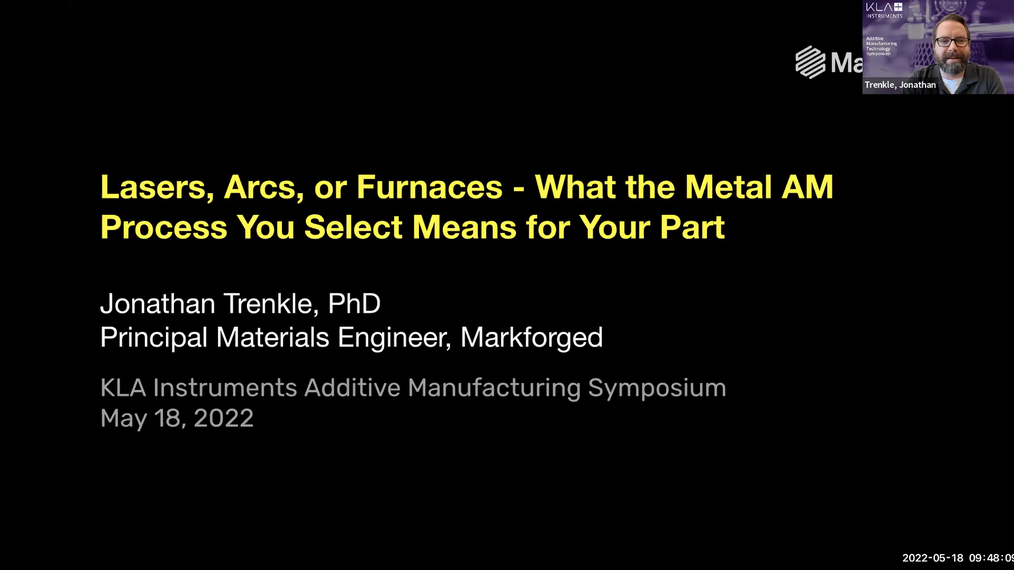 Additive Manufacturing Symposium: What the Metal AM Process You Select Means for Your Part