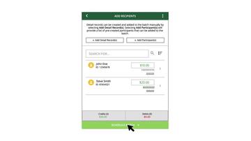 Creating an ACH Batch