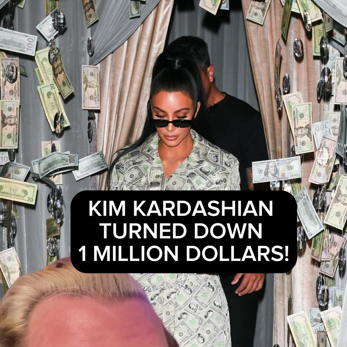 kim kardashian turns down brand deal