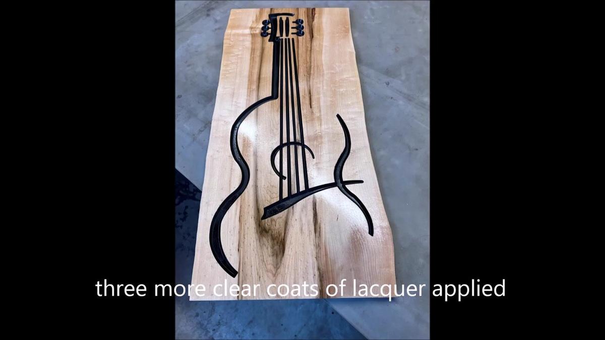 acoustic guitar profile cnc cut