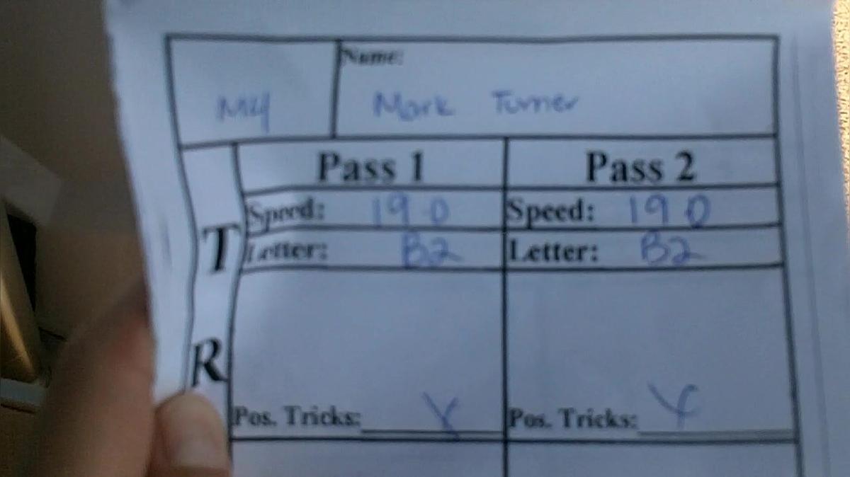 Mark Turner M4 Round 1 Pass 1