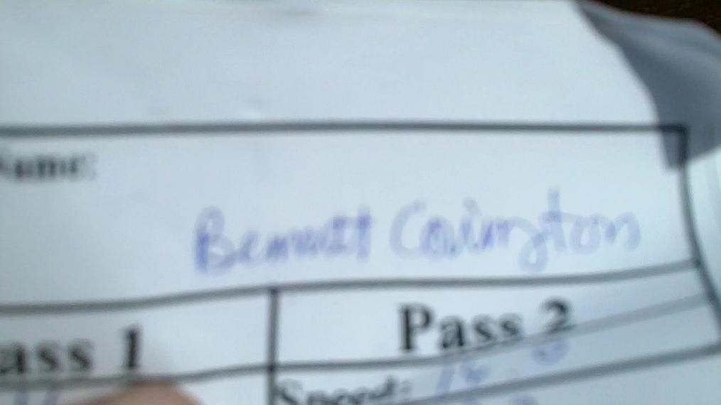 Bennett Covington B3 Round 1 Pass 1