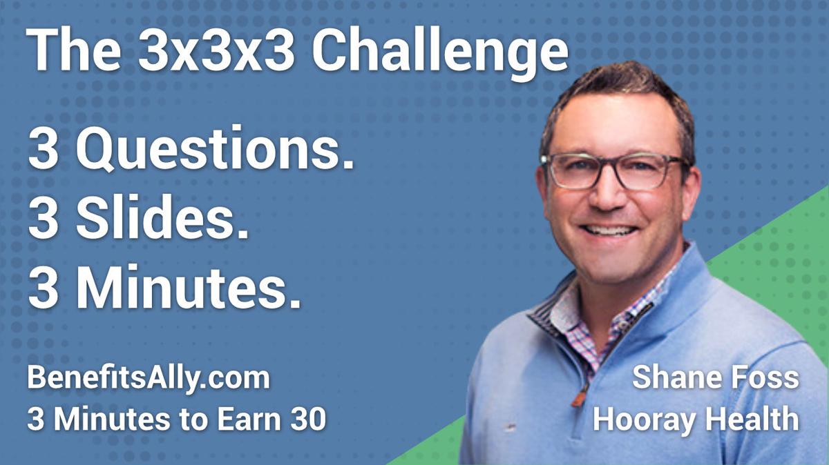 Hooray Health - 3x3x3 Challenge with Shane Foss