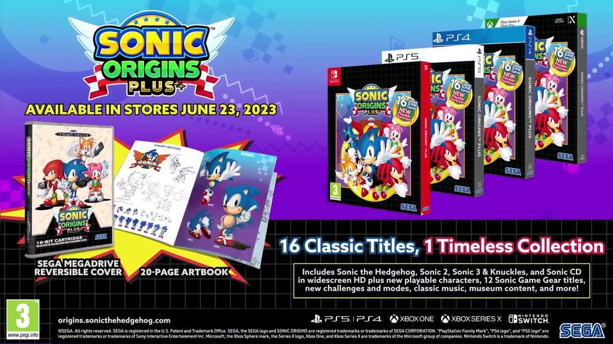 Sonic Origins Plus Announce Trailer