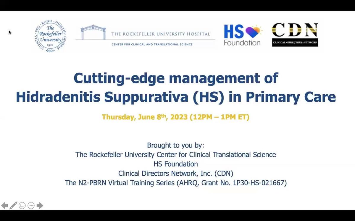 Cutting-edge Management of Hidradenitis Suppurativa (HS) in Primary Care